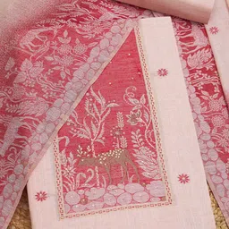 Soch Botanical Printed Unstitched Dress Material-image-63
