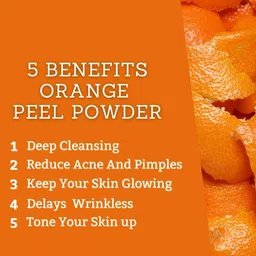 VEDICINE Set Of 2 Orange Peel &  Lemon Powder For Face Pack-100g Each image 5