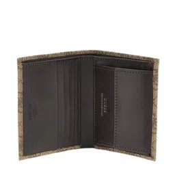 GUESS Men Geometric Printed Leather Two Fold Wallet image 2