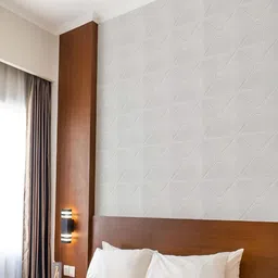 Lukzer 4-Pcs White Self-Adhesive Wall Panels image 2