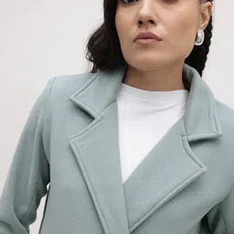 The Roadster Life Co. Notched Lapel Collar Double-Breasted Regular Fit Overcoat image 4