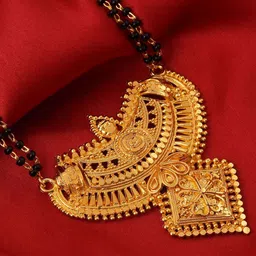 MEMOIR Gold-Plated Beaded Mangalsutra-picture-14
