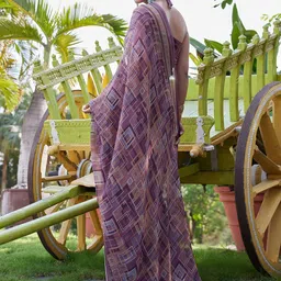 HERE&NOW Pure Georgette Saree image 2