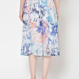 BAESD Printed Flared Midi Skirt image 5