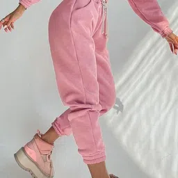 Mast & Harbour Hooded Sweatshirt With Joggers Co-Ords Set image 5