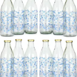 1ST TIME 12 Transparent Glass Solid Water Bottle-image-47