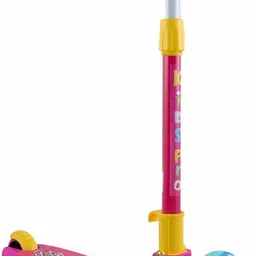 kids first step Kick Scooter | Adjustable Height | Multicolour LED Wheels | Scooty For Kids-picture-23