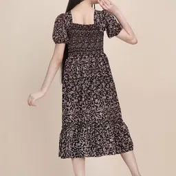 Moda Rapido Crepe Fit & Flare Midi Dress image 3