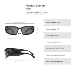KRILLEN SHADES Unisex Rectangle Sunglasses with UV Protected Lens image 3
