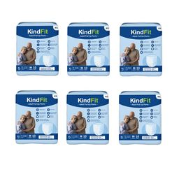 Kindfit Set Of 6 Rash Free Disposable Adult Pull Up Pants Diapers - XL - 10 Pcs Each-picture-2