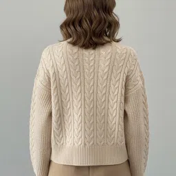 DressBerry Women V-Neck Long Sleeves Cardigan image 3