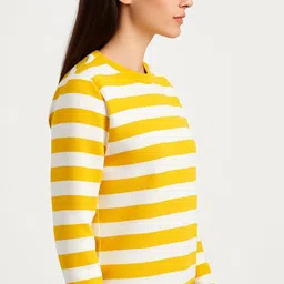 TQH Women Striped Sweatshirt image 2