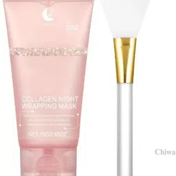 CHIWA Collagen Night Wrapping Mask - 75 ml With Brush-picture-16