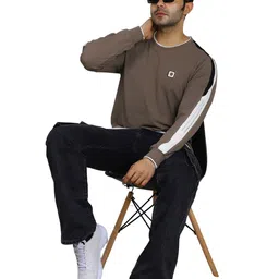 NEXGEN CLUB Men Colourblocked Sweatshirt image 3