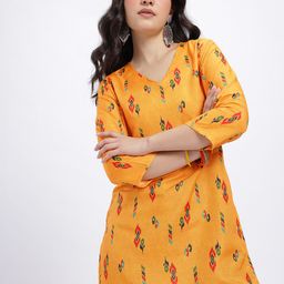 Anouk Rustic Ikat Print Kurti-picture-19
