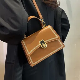 corsica DressBerry PU Structured Shoulder Bag image 3