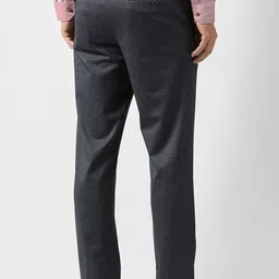 van heusen V Dot Men Slim Fit Low-Rise Formal Trousers image 3