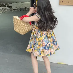 LULU & SKY Floral Print Fit & Flare Dress image 2