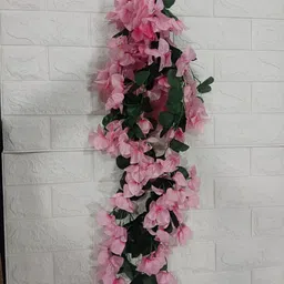 Nutts Pink 2 Pieces Hanging Bougainvillea Vine Artificial Flower image 4