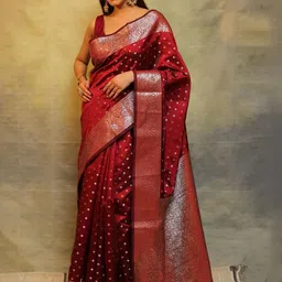 Vastravatika Woven Design Zari Kanjeevaram Saree image 4