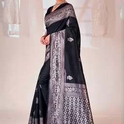 Moda Rapido Woven Design Zari Silk Cotton Kanjeevaram Saree image 2