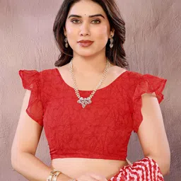 nisha creation Leheriya Printed Saree image 5