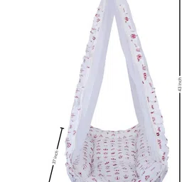 kian Baby Premium net swing cradle with spring image 3