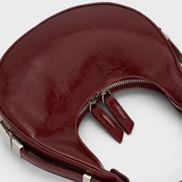 20Dresses Half Moon Handheld Bag With Buckle Detail image 5