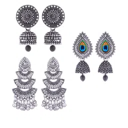DIVASTRI Silver-Plated Alloy Earrings-picture-28