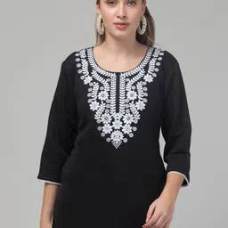 ILMA CREATION Women Flared Sleeves Woollen Kurta-picture-13