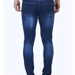 COMFITS Men Classic Low Distress Light Fade Stretchable Jeans image 3