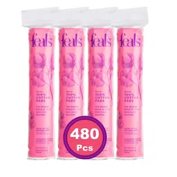FEALS Set Of 4 Premium 100% Cotton Pads - 120Pcs Each image 3