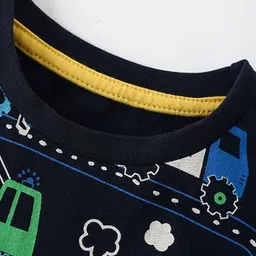 LULU & SKY Boys Printed Pockets T-shirt image 4