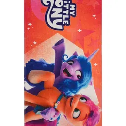 Athom Living Red & Blue 1 Printed Cotton 350 GSM Bath Towel image 4