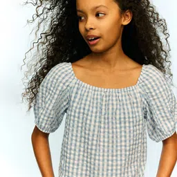H&M Cotton Seersucker Blouse-picture-28