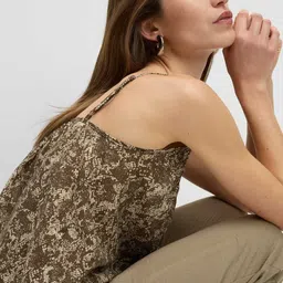 Marks & Spencer Animal Print Shoulder Straps Top image 2