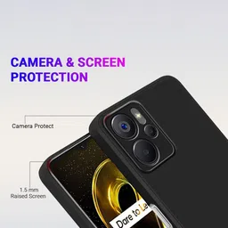 LIRAMARK Unisex Silicone Impact Resistant Realme 9i 5G Back Case image 4