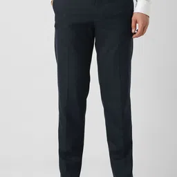 Van Heusen Men Slim Fit Mid-Rise Trousers-image-86
