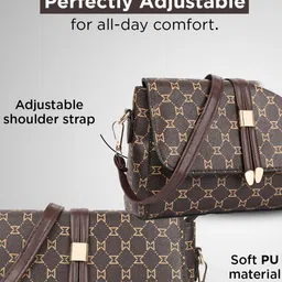 SAGEWARE Women Brand Logo Printed Crossbody Sling Bag-picture-26