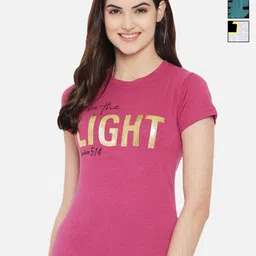 Dreambe Women Typography Printed T-shirt-picture-28