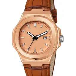 SWADESI STUFF Men Dial & Straps Analogue Watch SDS 164 ROSEGOLD 2035 image 4