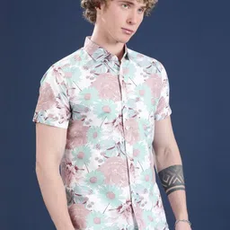 Voroxy Men Printed Cotton Casual Shirts image 5