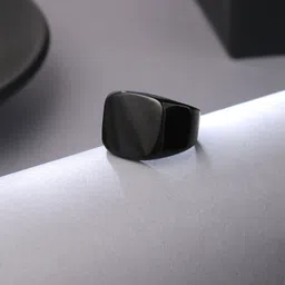 yellow chimes Stainless Steel Titanium Plated Ring image 3