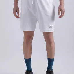 Iconic Men Mid Rise Pure Cotton Shorts-image-1