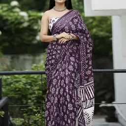 Mitera Floral Bagru Saree-picture-15