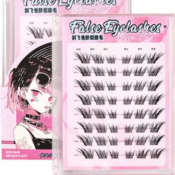 auquest GegeBear Tassel Cat Ears Glue-Free False Eyelashes | No Glue Needed image 2