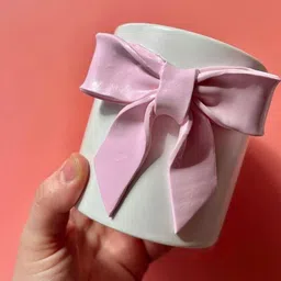 Dainty Little Shop Blue & White Textured Ceramic Glossy Mugs Set of Cups and Mugs image 2