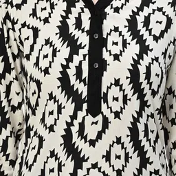 BAESD Ethnic Motifs Printed Mandarin Collar Straight Kurta With Trousers image 2