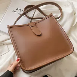 KPOP Women Solid Structured Shoulder Bag-picture-14