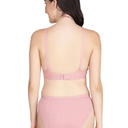 Liigne Pack Of 2 Women Everyday Padded Bra Pure Cotton Bra Panty Set image 2